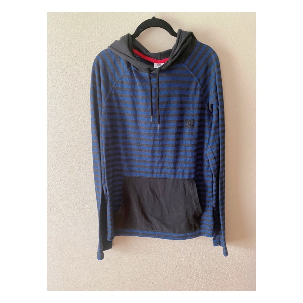 DC Striped Pullover Hoodie